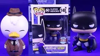 Golden Age Batman Specialty Series Funko Pop Vinyl Figure & Howard The Duck Dorbz Case Unboxing