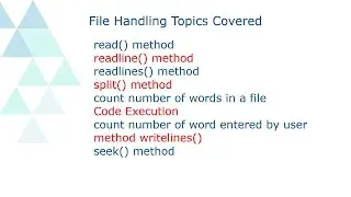File Handling in Python | part - 2 | Python for Beginners | Class 12