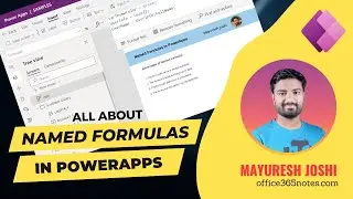 Named Formulas In PowerApps And It's Advantages