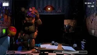 Withered Freddy steals Balloon Boys hat FNaF in Real Time Animated