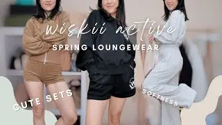 WISKII ACTIVE: spring loungewear try on haul