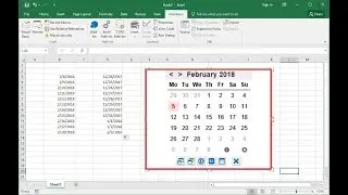 How to Add Date Picker Calendar Drop Down in MS Excel (Easy)