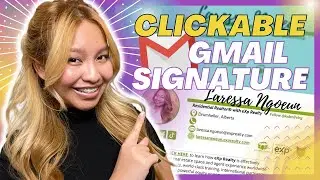 How to Create a CUSTOM Gmail Signature with Clickable Links [FREE TEMPLATE]