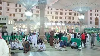 Masjid Nabawi Madina Today Live 🕌 | 7 April 2025 | Madina Beautiful View  | Azan in Masjid Nabawi