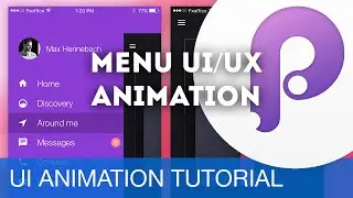 Menu UI/UX Animation • UI/UX Animations with Principle & Sketch (Tutorial)