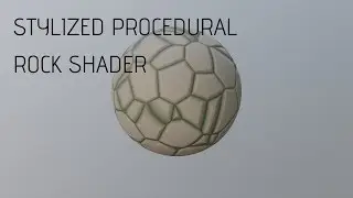 Stylized procedural rocks in blender 2.8 Eevee