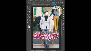 Adobe Photoshop 2025 Tips - How to change the color of pants and coat to match 