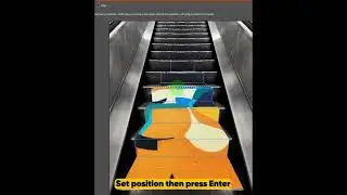 Add pattern to stairs in Photoshop 
