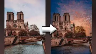 How to Easily and Quickly change a Sky in Photoshop - Photoshop tutorial - Areeb Productions