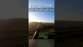 Russian Artillery Crew Shoots Down FPV Suicide Drone 