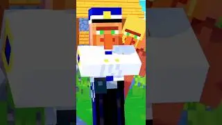 ЖИТЕЛИ ПОЛИЦЕЙСКИЕ МАЙНКРАФТ АНИМАЦИЯ #shorts