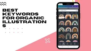 best canva keywords for organic illustrations elements || canva || canva tutorials