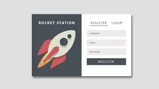 Registration/Login Form Using HTML CSS and Jquery - Registration form - Login Form