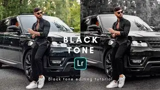 Moody Black Tone Editing Tutorial, How to edit moody black tone using lightroom mobile app