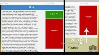 Jquery Sticky Sidebar On Scroll