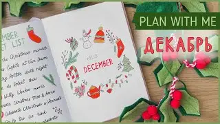 ЕЖЕДНЕВНИК ДЕКАБРЬ 2023 | BULLET JOURNAL | Буллет джорнал | Оформление ежедневника🎄