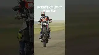 Full Hornet vs MT07 video live! Check it out. 