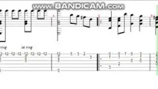 Coffin Dance By Astronomia Guitar cover and tabs in the video