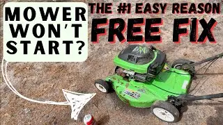 The #1 FREE Lawnmower Won't Start Fix