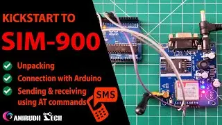 SIM 900 GSM Module - Unboxing, sending & receiving SMS