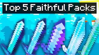 TOP 5 MCPE FAITHFUL TEXTURE PACKS! 1.18 (Minecraft Bedrock) 2022 Working