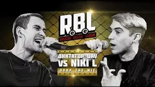 RBL: ДИКТАТОР UAV VS NIKI L (DROP THE MIC, RUSSIAN BATTLE LEAGUE)