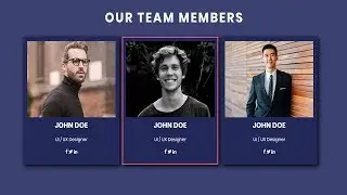 Our Team Section Design with html and css | Tutorial for Beginners | uploading soon