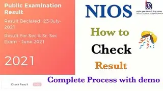 How to check Nios result || how to download nios result || Secondary senior secondary result ||