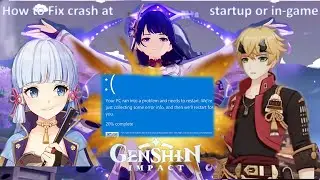 Genshin Impact How to Fix Crash Startup or In-game : Guide of Solution 5 Minutes of Methods