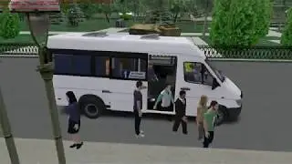 Маршрут 1  Ул. Новая-Автостанция. (OMSI 2)