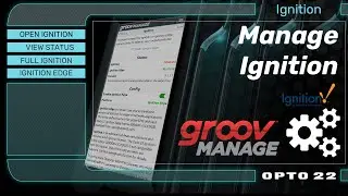 groov Manage: Ignition