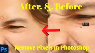 how to remove pixel in Photoshop|| remove pixel grid in Photoshop Hindi 2023
