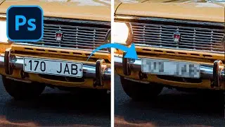 How To Blur and Pixelate a License Plate in Photoshop