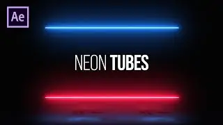 Neon Tubes Title Animation in After Effects - After Effects Tutorial