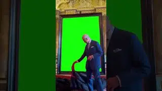 King Charles Portrait Reveal | Green Screen