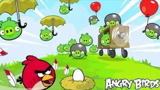 Angry Birds Reds Mighty Feathers egg defender 3 star final