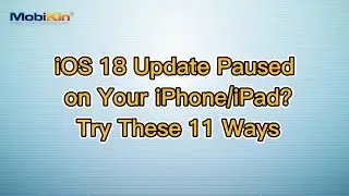 iOS 18 Update Paused on Your iPhone/iPad? Try These 11 Ways