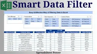 Change the Way of Data Filtering in Excel | Use Slicers🔥