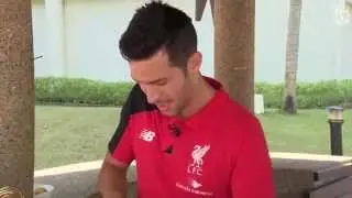 Luis Garcia, he makes sangria