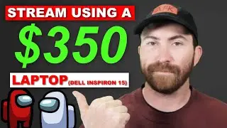 How to STREAM on a $350 cheap laptop + OBS for Streaming Twitch 2021 (Start Streaming Among Us NOW)