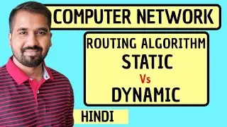 Introduction To Routing Algorithm : Static Vs Flooding Explained in Hindi l Computer Network Course