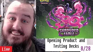 Shrouded Fable Testing and Opening 8/28 - Pokemon TCG