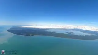 Malaspina glacier fly-over