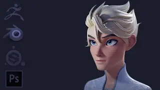 Zbrush / Blender Sculpt - Male Elsa!