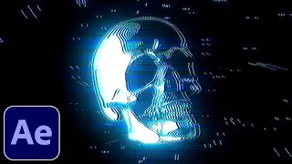 GLITCH SKULL VISUALIZER - After Effects Tutorial