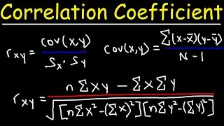 How To Calculate The Correlation Coefficient Using The Covariance Formula - College Statistics