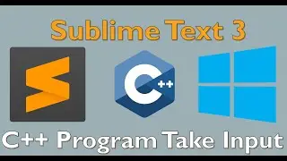 Sublime Text 3 C++ Input