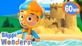 Blippi wonders where does Sand come from? | Blippi Wonders Educational Videos for Kids