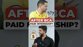 💥After BCA Course Paid Internships?🤑IPU BCA Student Interview! #shorts #bca #ipu #bcacourse #viral