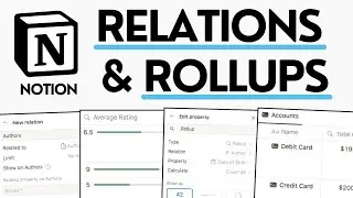 Relations & Rollups in Notion for Beginners [Easy Guide]